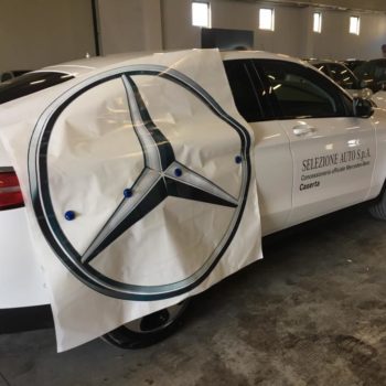 mercedes SpotApplick Car wrapping