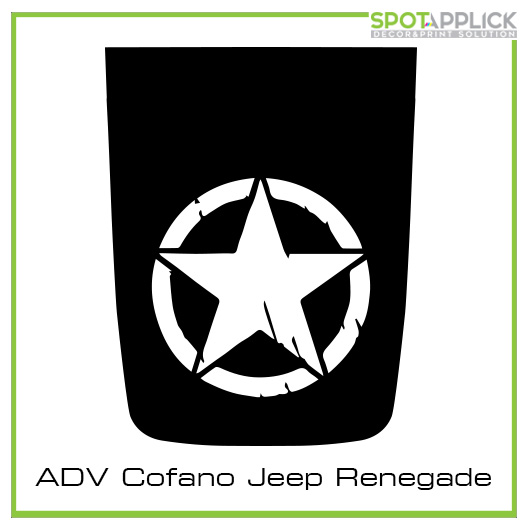 Adesivo Cofano Jeep Renegade • SpotApplick