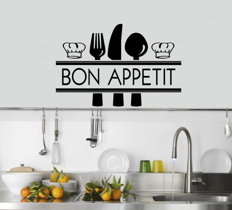 Sticker Adesivo Bon Appetit 003