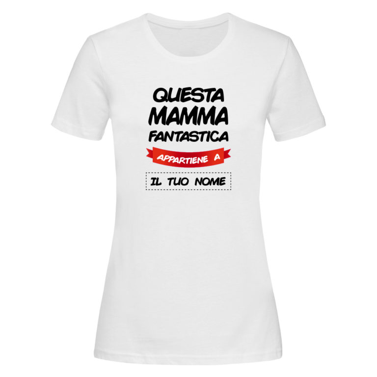 T Shirt Personalizzata Bianca